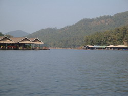 Fishing in Maengat lake chiangmai